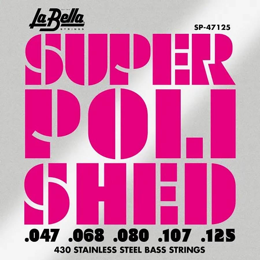 La Bella SP-47125 Super Polished gepolijste bassnaren, 047-125