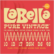 La Bella PV1046 Pure Vintage elektrische gitaarsnaren, 010-046