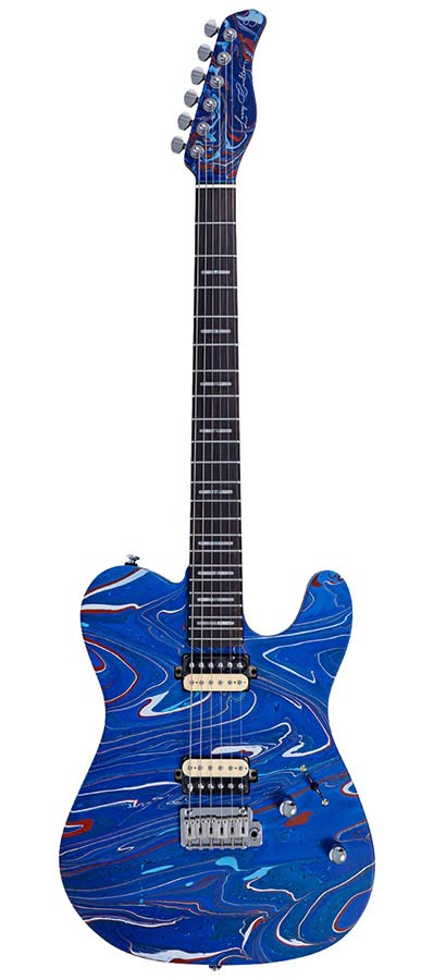 Sire T7 HH Larry Carlton elektrische gitaar blue swirl