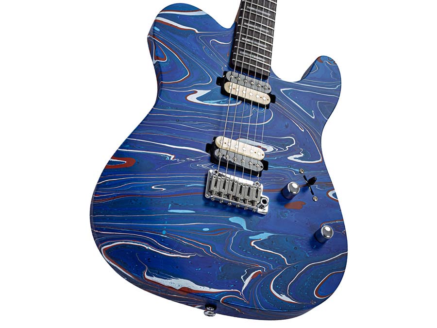 Sire T7 HH Larry Carlton elektrische gitaar blue swirl