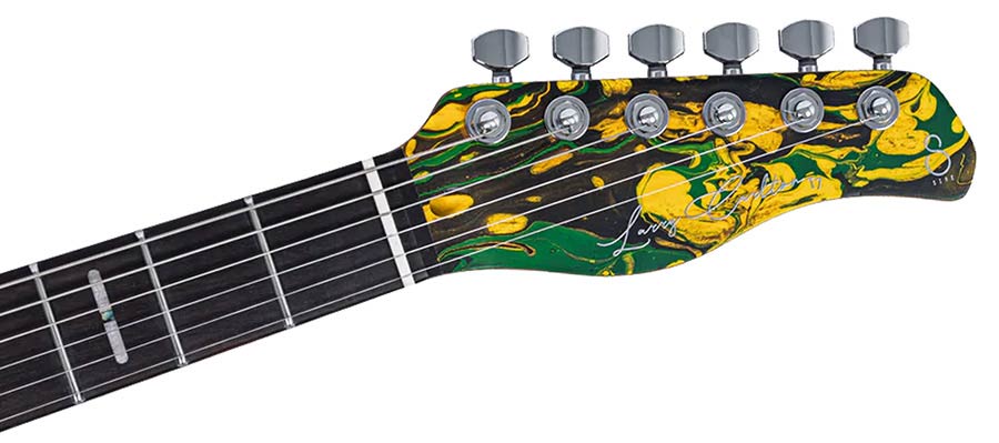 Sire T7 HH Larry Carlton elektrische gitaar yellow swirl