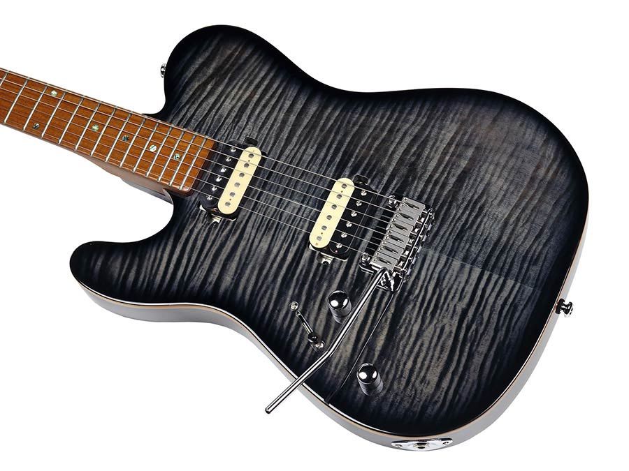 Sire T7FML Larry Carlton elektrische gitaar transparent black