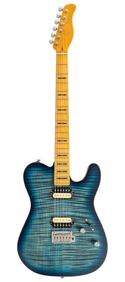 Sire T7N FM Larry Carlton elektrische gitaar transparent blue