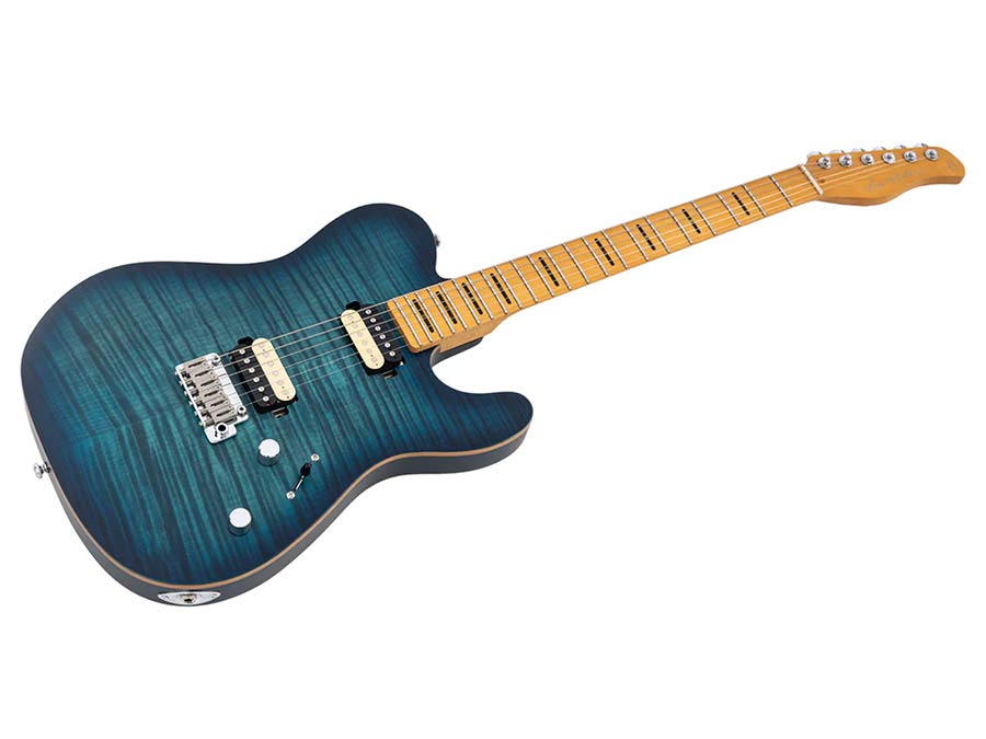 Sire T7N FM Larry Carlton elektrische gitaar transparent blue