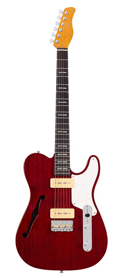 Sire T7TM Larry Carlton elektrische gitaar see-through red