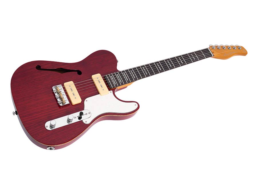 Sire T7TM Larry Carlton elektrische gitaar see-through red