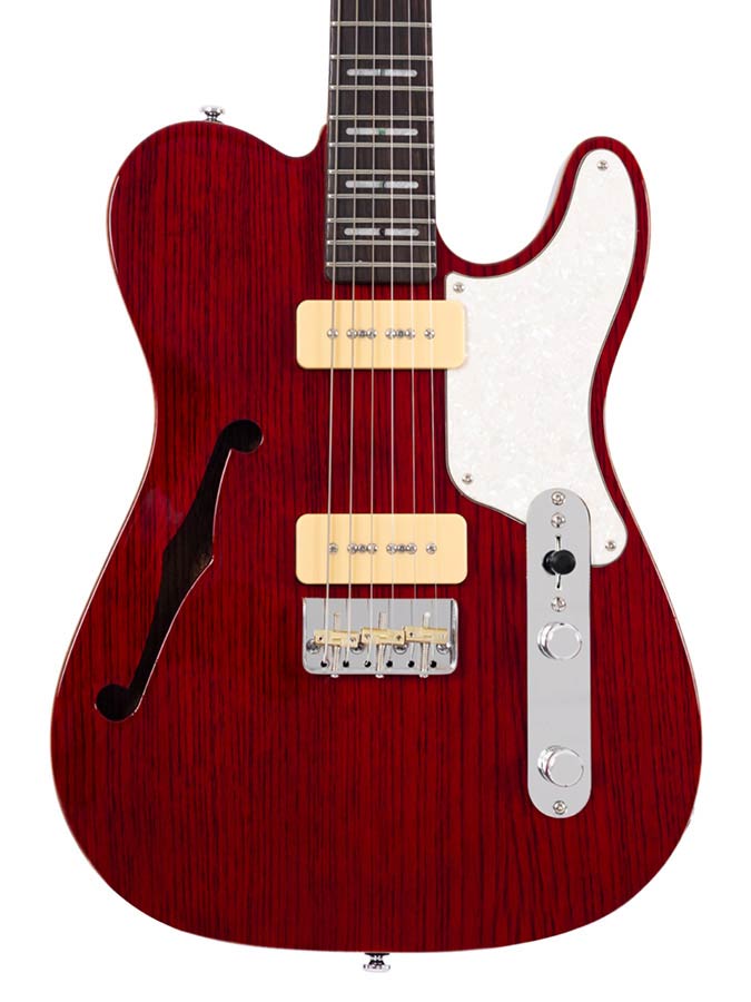 Sire T7TM Larry Carlton elektrische gitaar see-through red