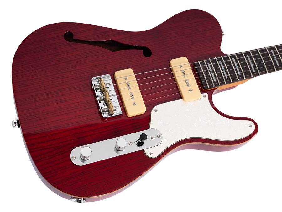Sire T7TM Larry Carlton elektrische gitaar see-through red