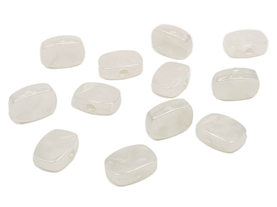 machine head pegs, pearloid, push-on model, 19x13mm, 12-pack