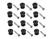endpin, plastic, with screw, 12-pack, black