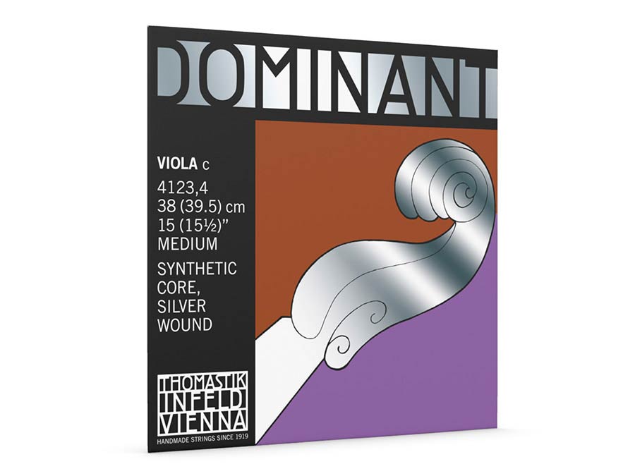 Thomastik-Infeld TH-4123-4 altvioolsnaar C-4 (38-39,5cm/15-15,5"), synthetische kern, zilver
