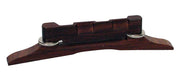 bridge for mandolin, compensated saddles, adjust, for arched top, rosewood