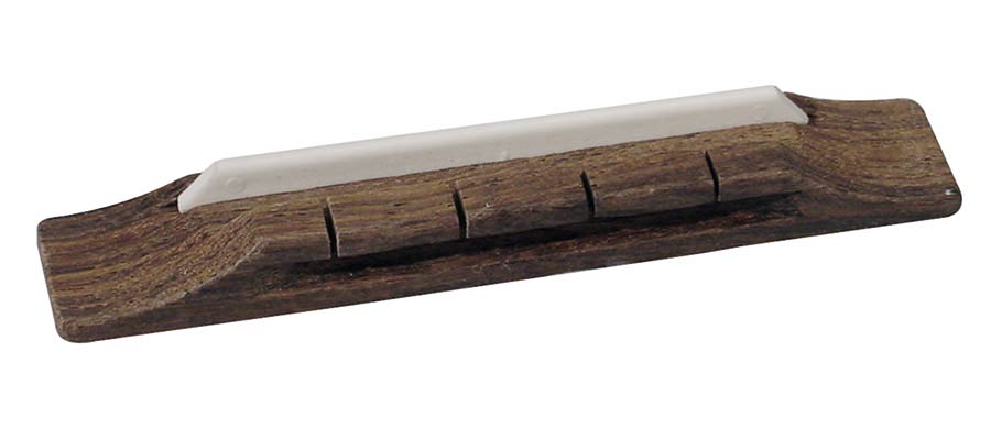 bridge for ukulele, plastic saddle, rosewood
