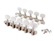 machine heads for 10-string guitar, nylon shaft, 100mm, plastic buttons