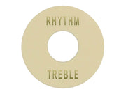 toggle switch plate, ivory with gold imprint