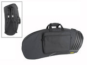 gig-bag for tenor horn, black cordura, 25mm padded, with straps and accessory pocket