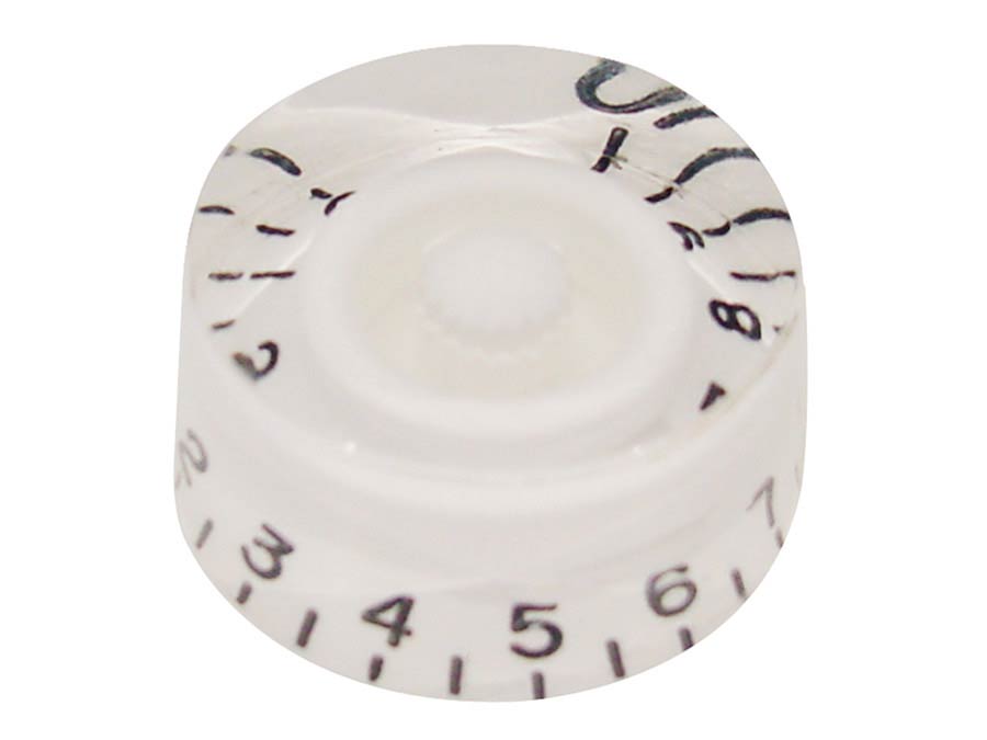 speed knob (hatbox), transparent white