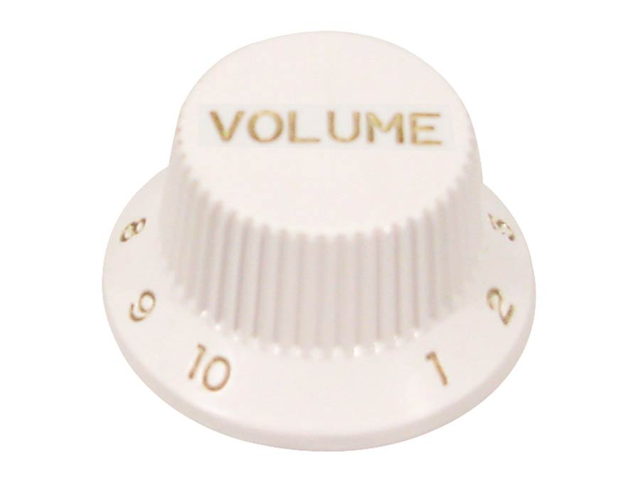 bell knob, Stallion, white, volume