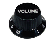 bell knob, Stallion, black, volume