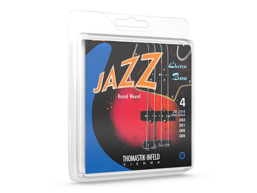 Thomastik-Infeld THJR-344 snarenset basgitaar, nickel rond omwonden, 043-051-068-089, longscale