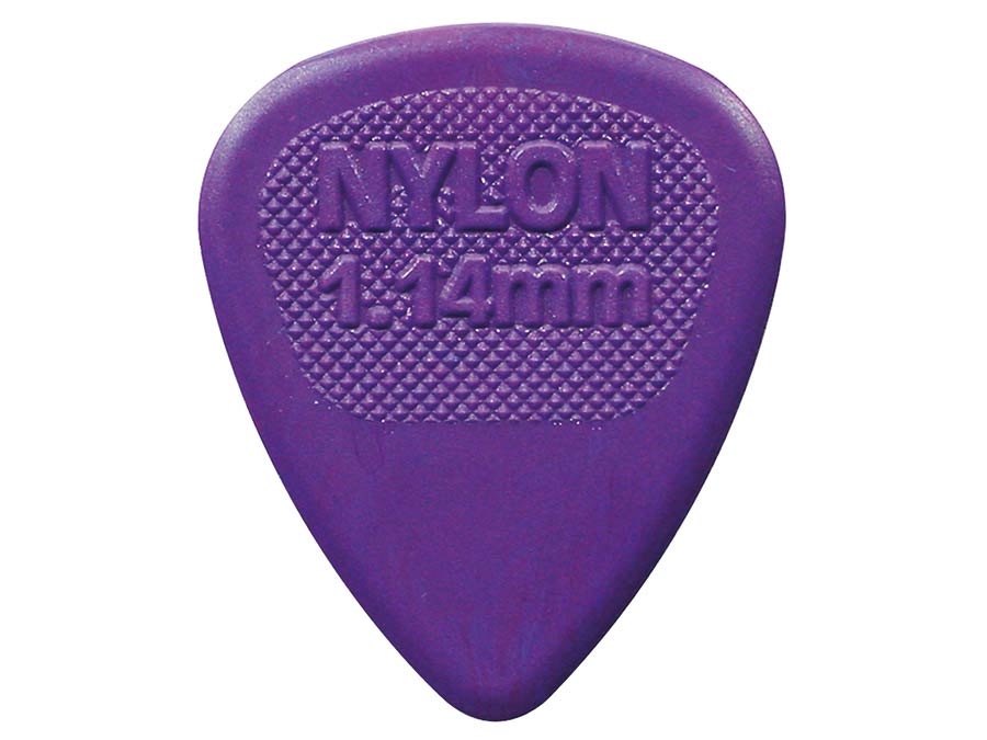 Dunlop 443-R-114 Nylon Midi Plectra 1.14 mm Paars