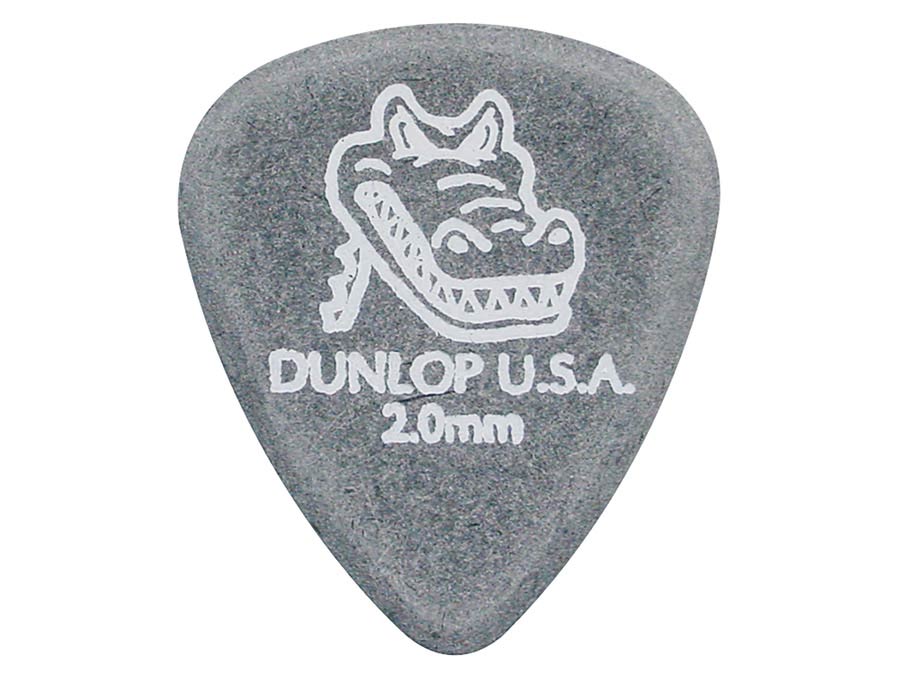 Dunlop 417-R-200 Gator Grip Plectra 2.00 mm Zwart