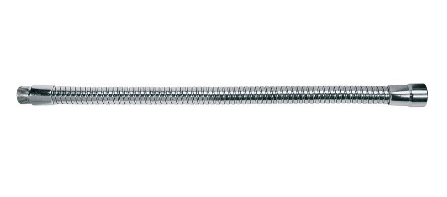 gooseneck, chrome, 35cm