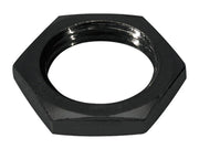 nut for chassis connector, 12 pcs, black