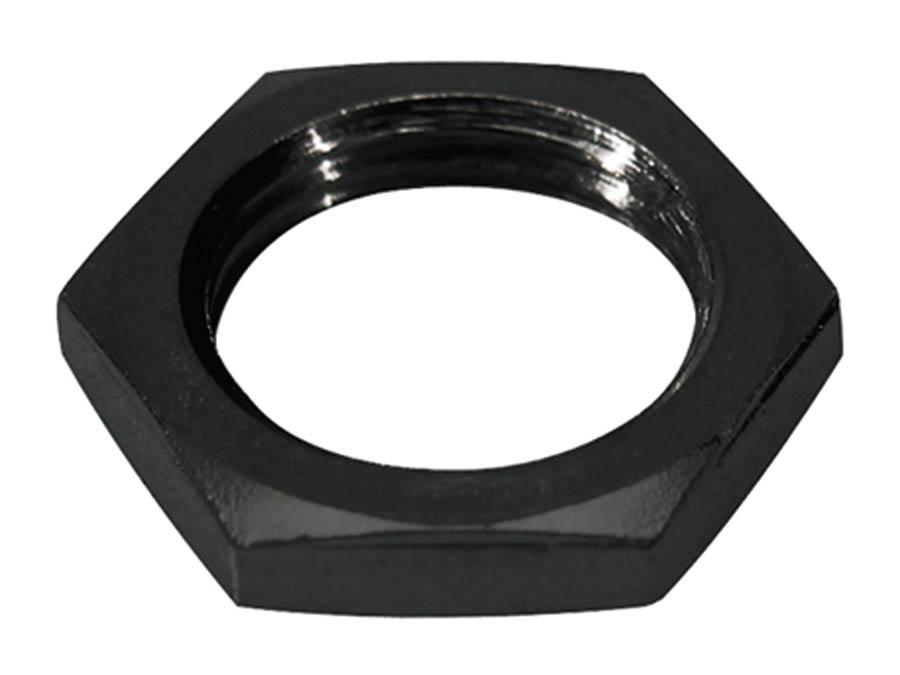 nut for chassis connector, 12 pcs, black