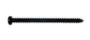 pickup screw, 2,6x35mm, 12pcs, dome head, tapping, black