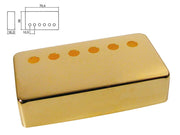 pickup cover, humbucker, pitch= 9,8mm, neck position, metal gold