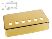 pickup cover, humbucker, pitch=10,5mm, bridge position, metal gold