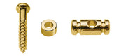 string retainer, cilinder model, height 6.5mm, with spacer and screw, gold