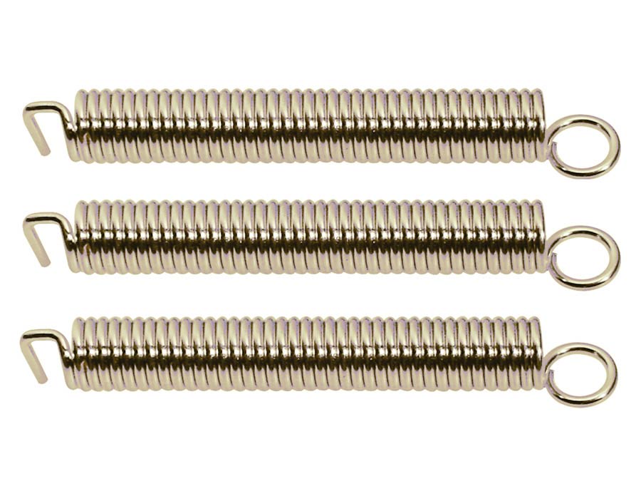 tremolo spring set, stainless steel, extra strong, 3 pcs