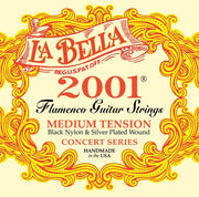 La Bella 2001FM 2001 klassieke gitaarsnaren voor flamenco- en klassieke gitaar, medium spanning, 028-042