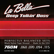 La Bella 760N Deep Talkin' Bass tape wound bassnaren, 060-115