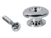 Boston EP-RR-N gitaarbandknoppen rond model 17mm - 2-pack nikkel