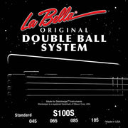 La Bella S100S Double Ball End snaren met dubbel bal-einde, normale spanning, 045-105