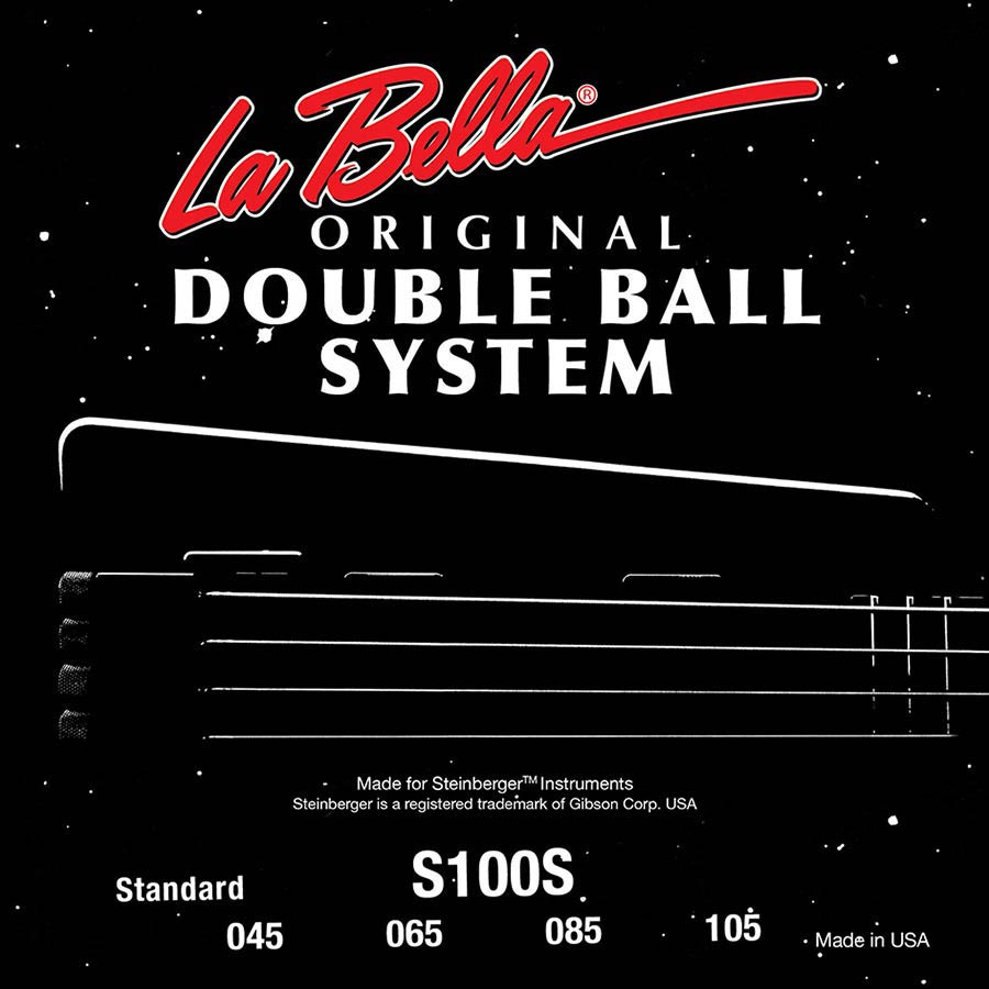 La Bella S100S Double Ball End snaren met dubbel bal-einde, normale spanning, 045-105