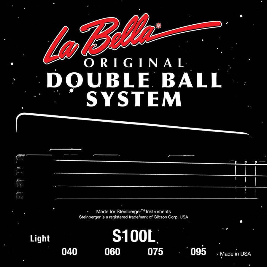 La Bella S100L Double Ball End snaren met dubbel bal-einde, lichte spanning, 040-095