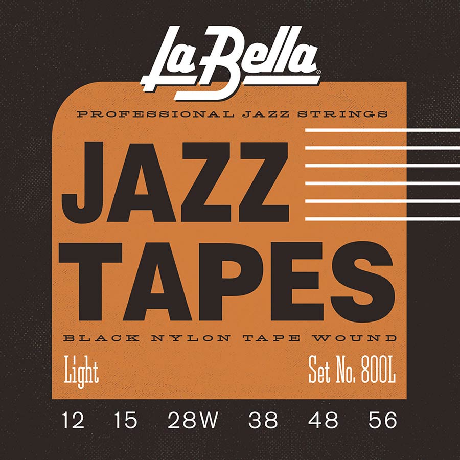 La Bella 800L Nylon Tape Wound elektrische gitaarsnaren, 012-056