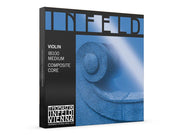 Thomastik-Infeld TH-IB-100 Infeld Blue snarenset voor viool 4/4, blauw, stalen E-1-snaar