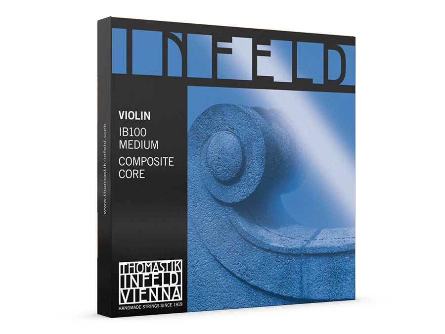Thomastik-Infeld TH-IB-100 Infeld Blue snarenset voor viool 4/4, blauw, stalen E-1-snaar