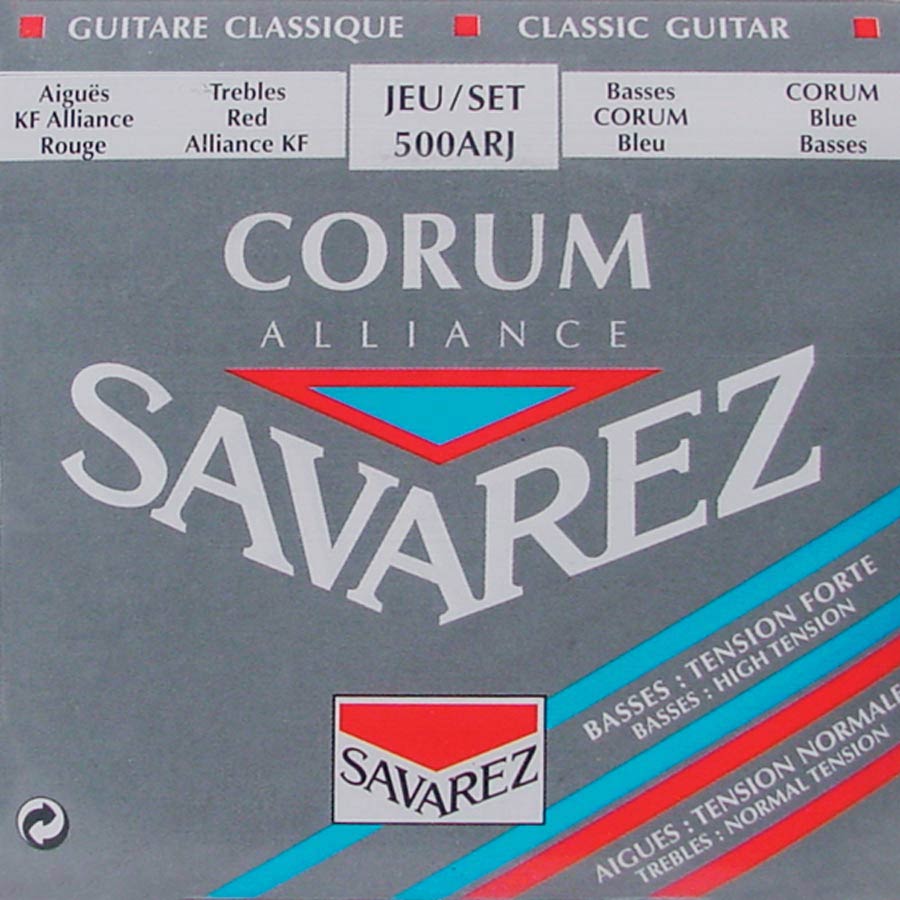 Savarez 500ARJ Alliance Corum snarenset voor klassieke gitaar – gemengde spanning