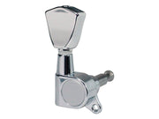 Boston 76-CL stemmechanieken voor gitaar, gegoten behuizing, 6 links, chroom, deluxe knoppen