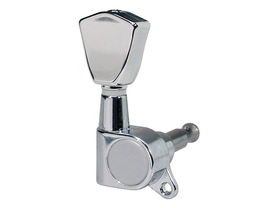 Boston 76-CL stemmechanieken voor gitaar, gegoten behuizing, 6 links, chroom, deluxe knoppen
