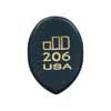 Dunlop 477-R-206 Jazztone Plectra 2.00 mm Medium Scherpe Punt