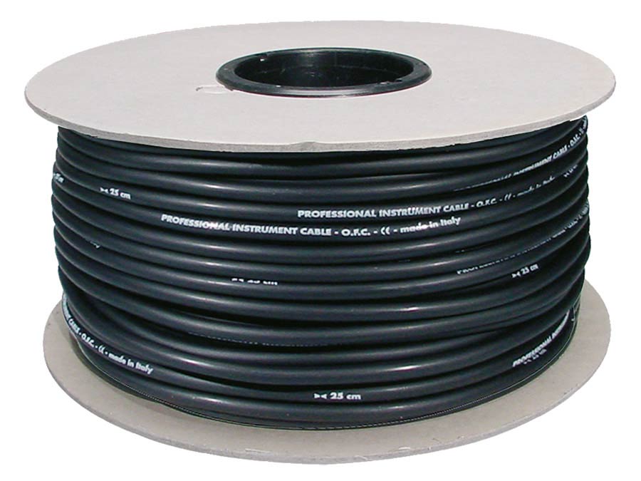 Boston IC-100-BK Instrumentkabel Zwart Rol 100 meter