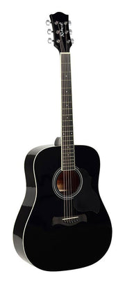 Richwood RD-12-BK Artist Series akoestische gitaar, dreadnought, zwart