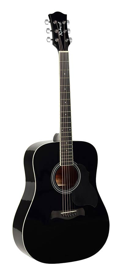 Richwood RD-12-BK Artist Series akoestische gitaar, dreadnought, zwart